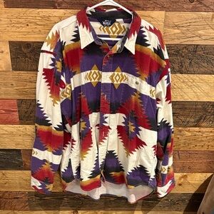 Woolrich Multicolor Patterned Casual Button Down Shirt